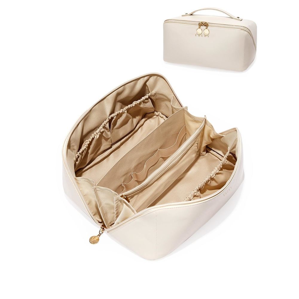 Travel Makeup Bag, Large Capacity Cosmetic Bags For Women, Waterproof Portable💞